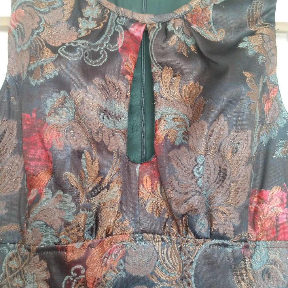 Nanette Lepore tapestry cocktail dress